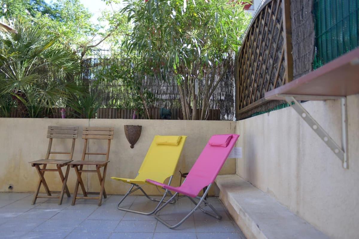 Apartamento F3 climatisé-terrasse 30 m2- Parking-Antigone Montpellier Exterior foto